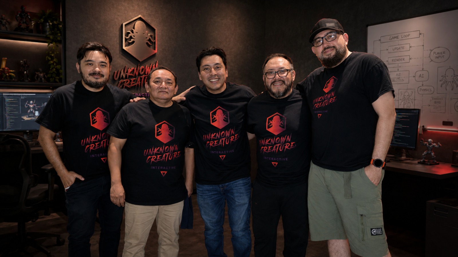 The Unknown Creature Games team
